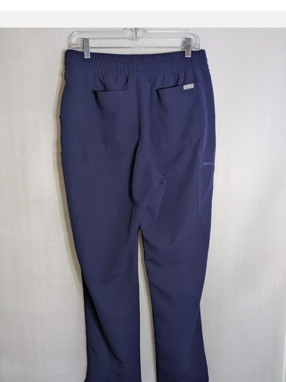 Womans Navy Drawstring FIG Pants EUC